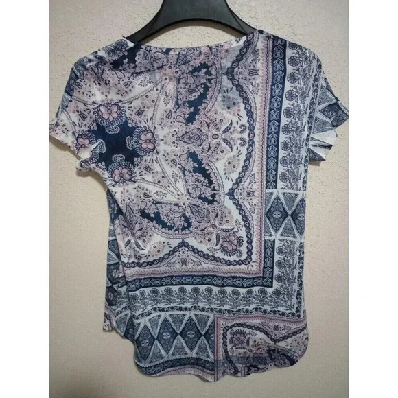 Style & Co Short Sleeve V Neck Shirts Lot Of 3 Shirts Size Small - Picture 7 of 9